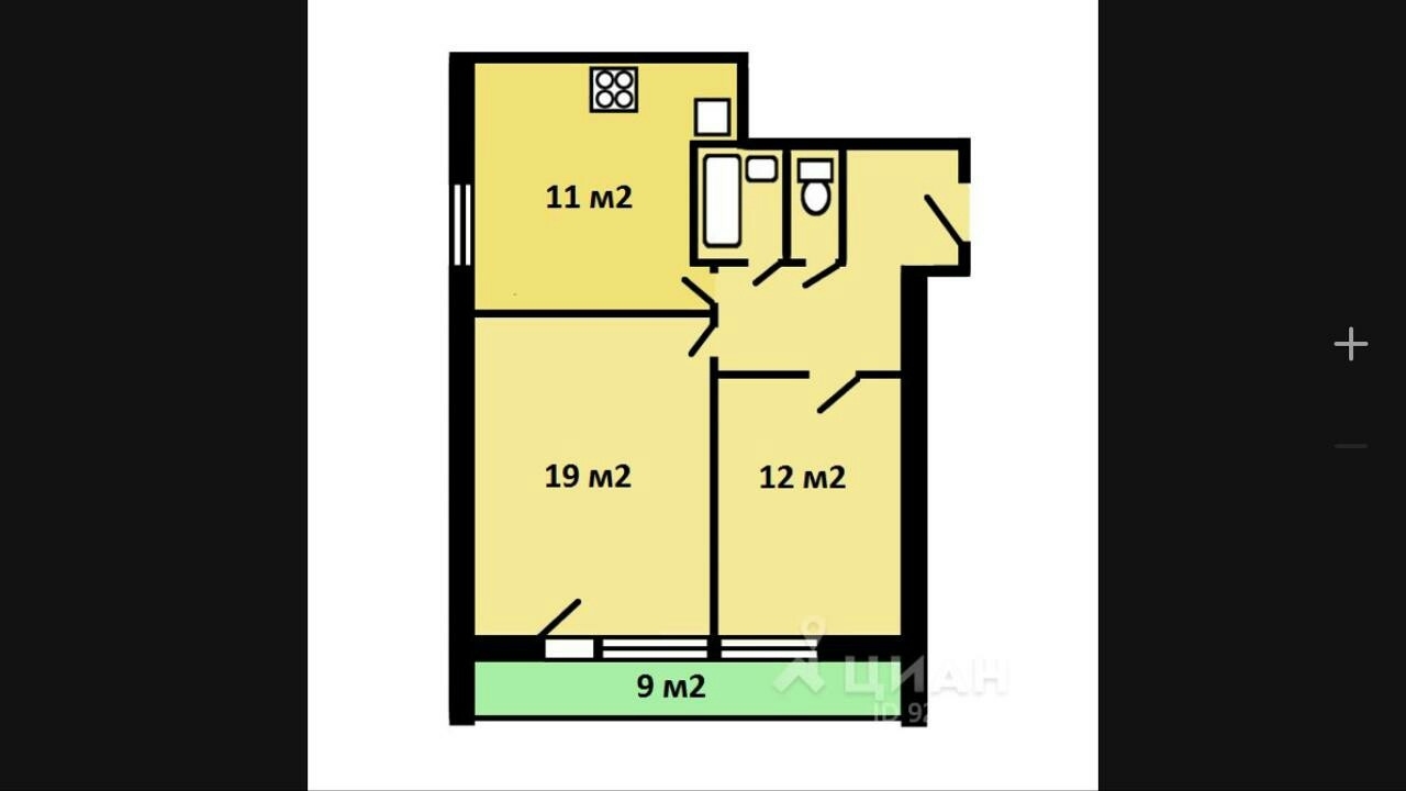 2-комнатная квартира, 51 м² - фото 4