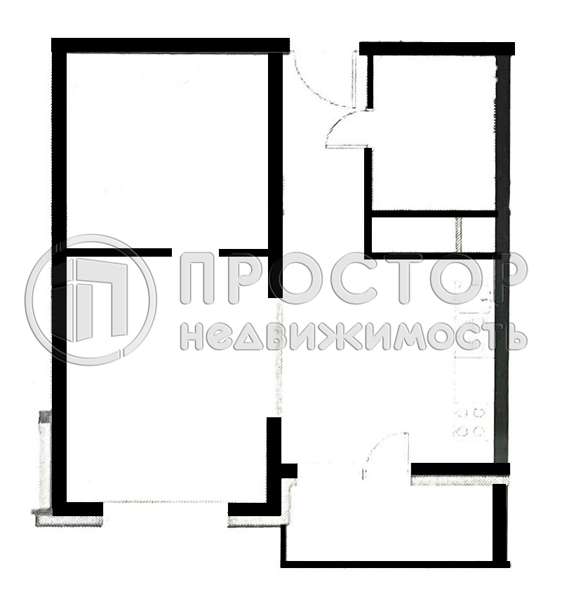 2-комнатная квартира, 40 м² - фото 45