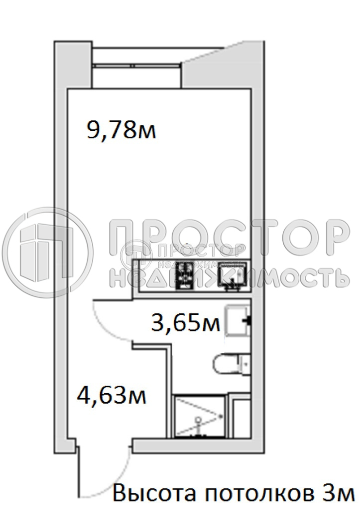 Студия, 19.25 м² - фото 35