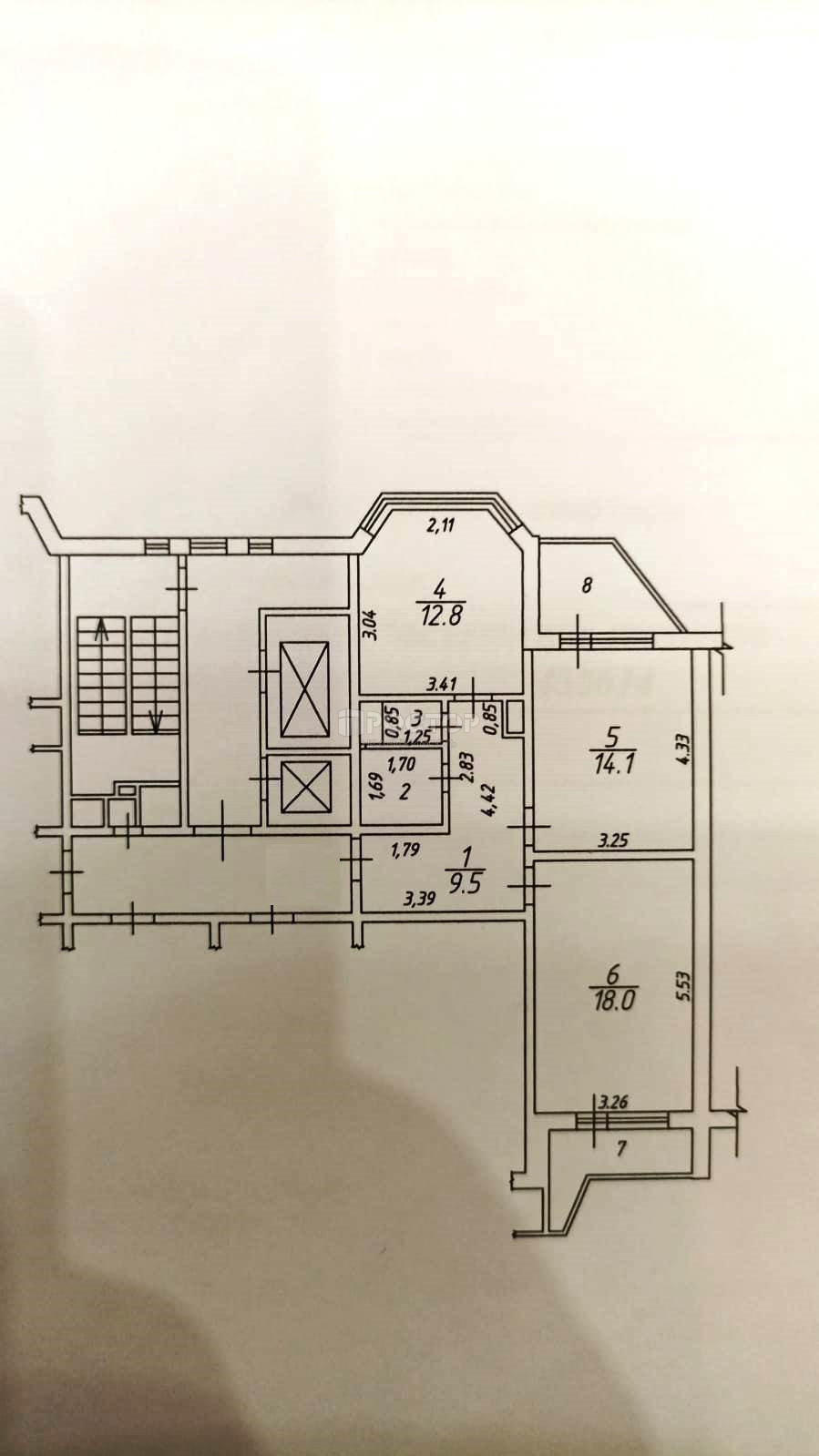 2-комнатная квартира, 61.9 м² - фото 14