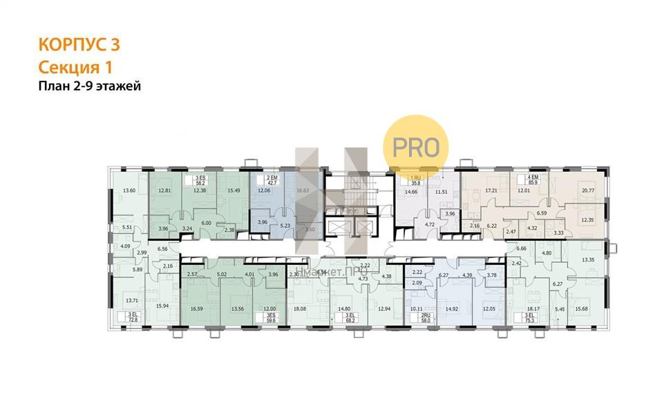 1-комнатная квартира, 35.8 м² - фото 5