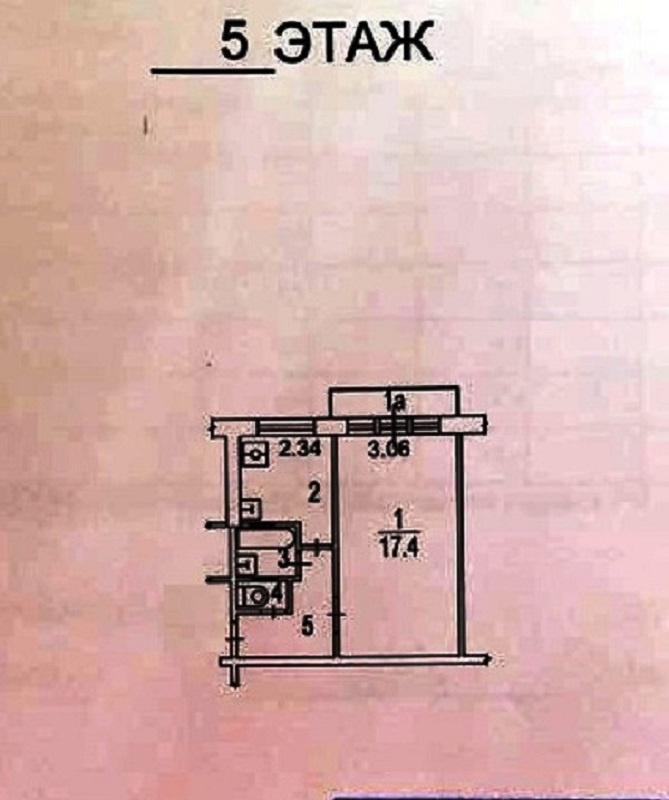 1-комнатная квартира, 30.5 м² - фото 17