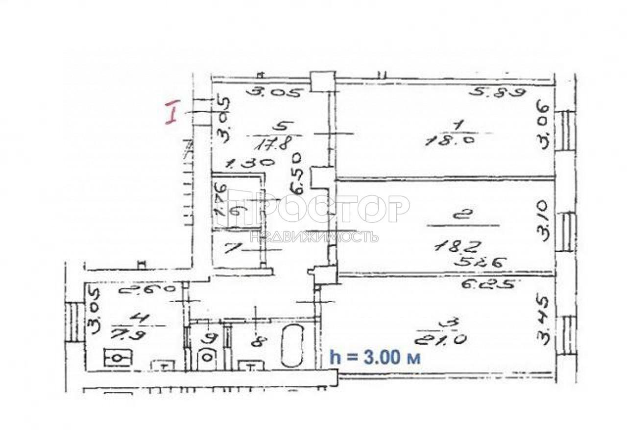 3-комнатная квартира, 94.9 м² - фото 35