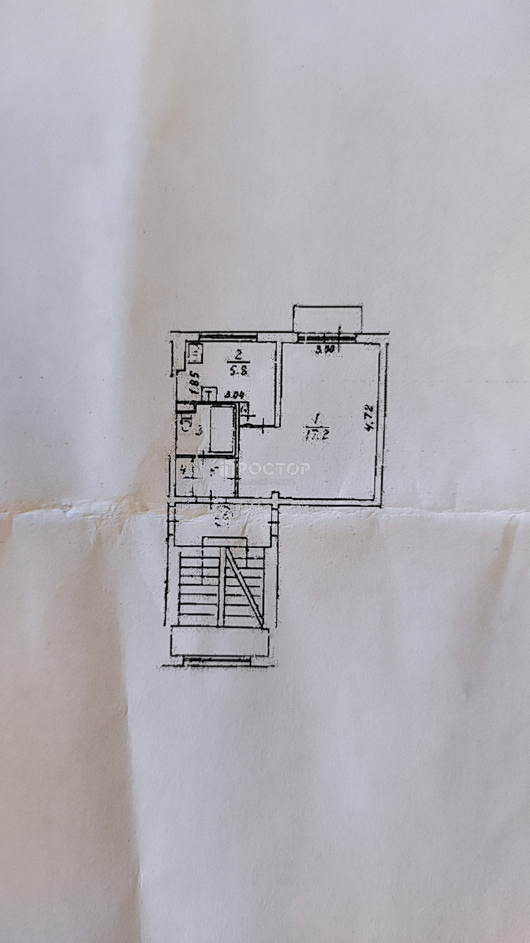 1-комнатная квартира, 28 м² - фото 15