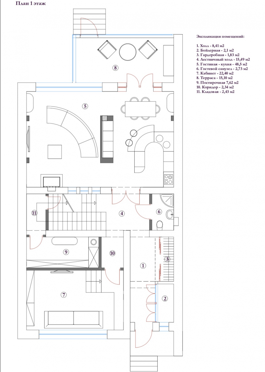 Таунхаус, 257 м² - фото 25