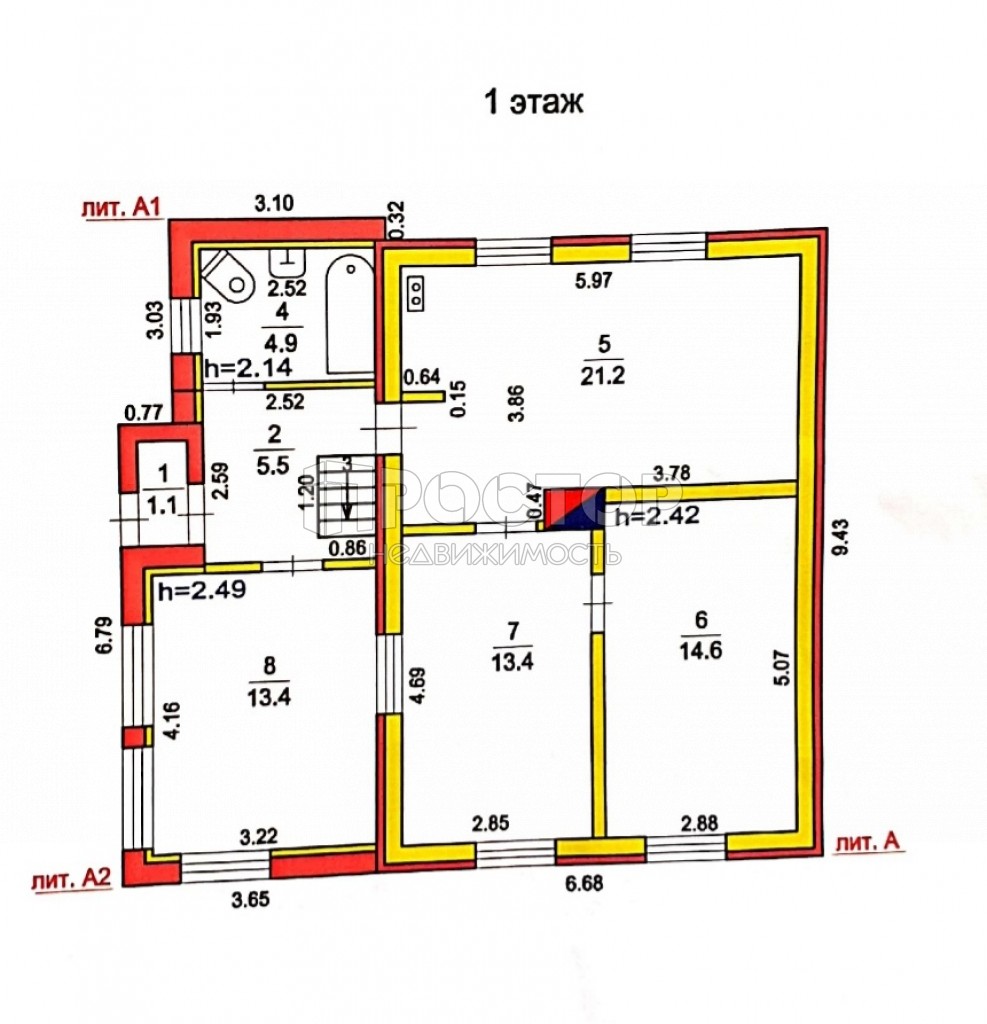 Дом, 121 м² - фото 28