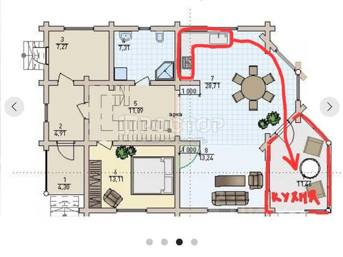 Коттедж, 192 м² - фото 8