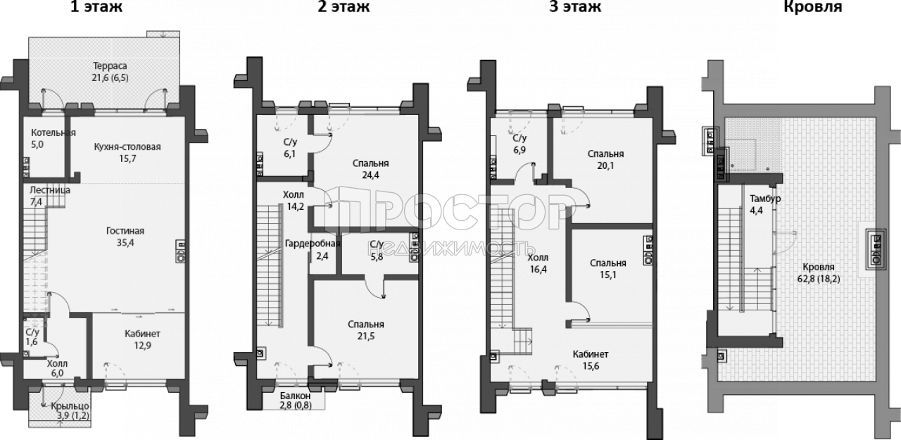 Таунхаус, 277.43 м² - фото 3