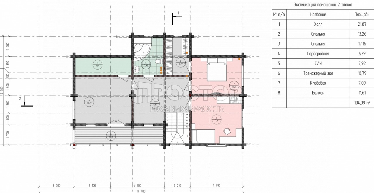 Коттедж, 180 м² - фото 27