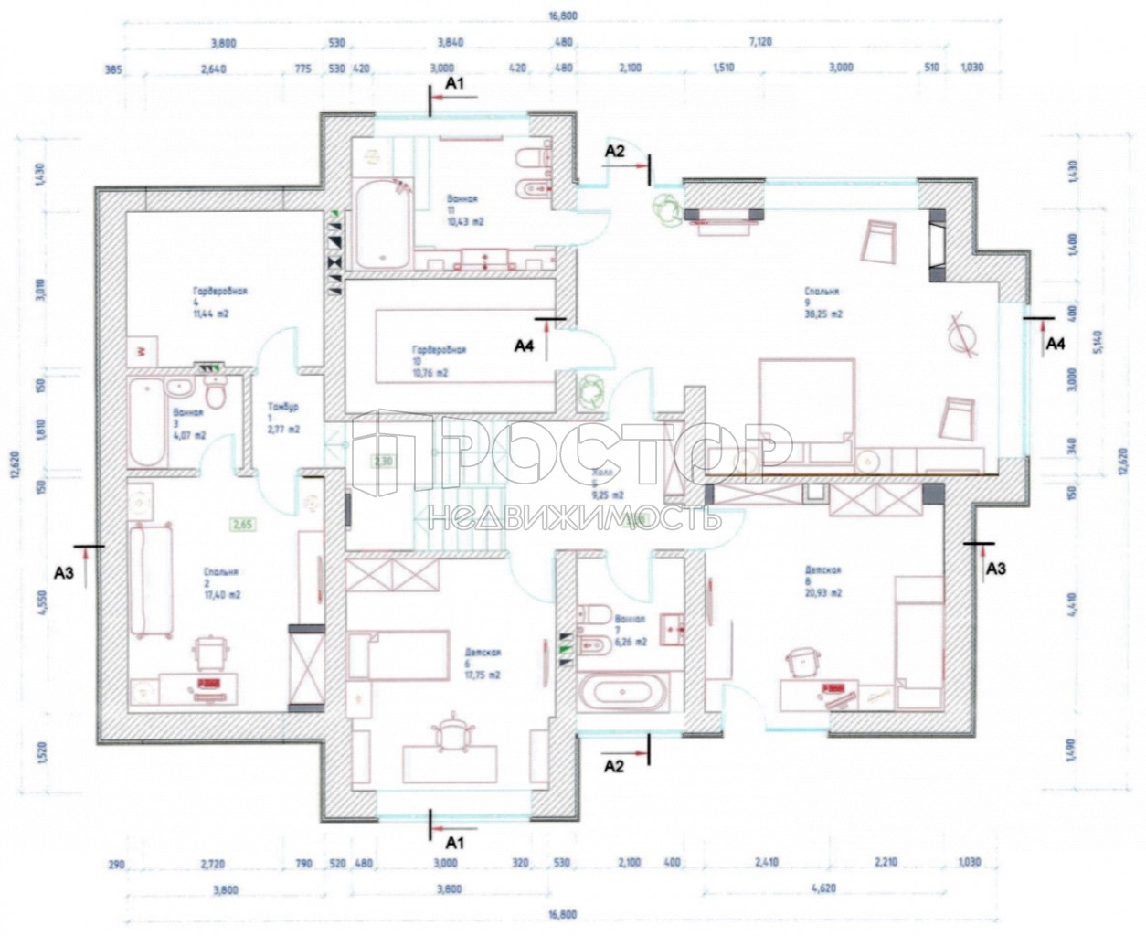 Дом, 311 м² - фото 30