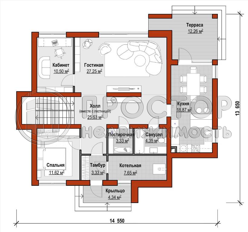 Дом, 1200 м² - фото 38