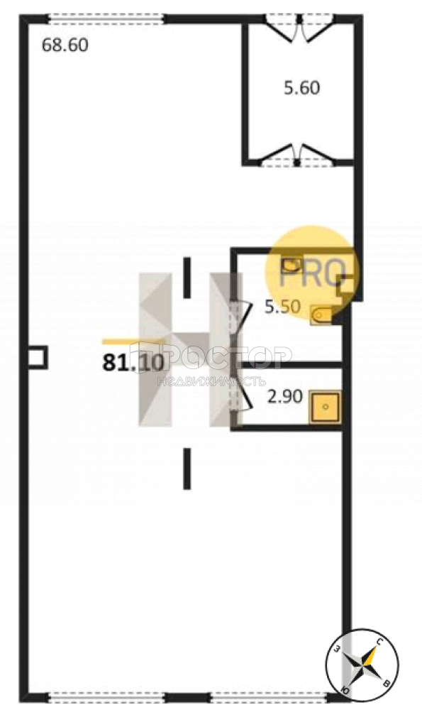 Коммерческая недвижимость, 81.1 м² - фото 5