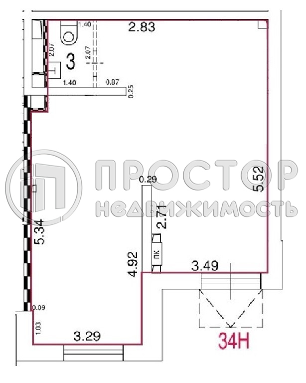 Коммерческая недвижимость, 59.6 м² - фото 8