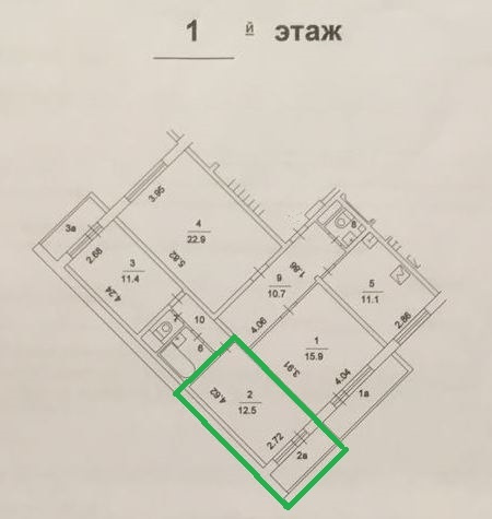 Комната,  м² - фото 4
