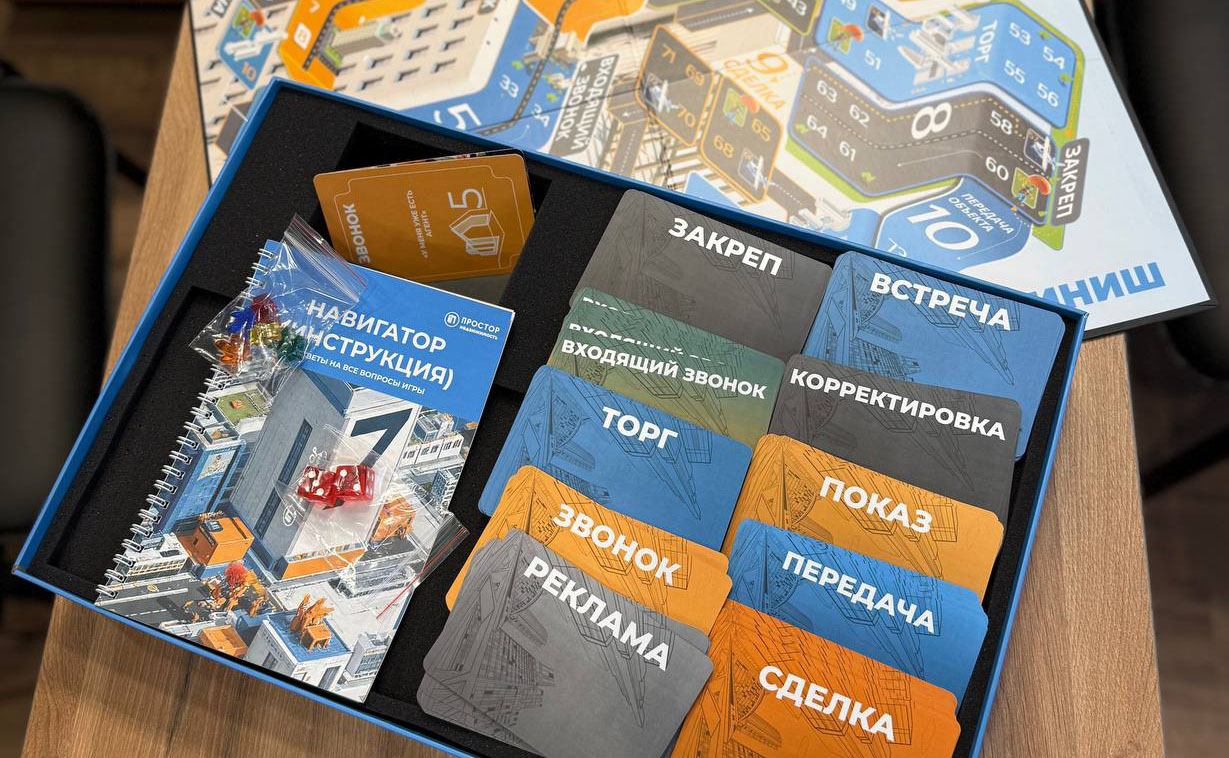 Уникальная на риэлторском рынке корпоративная игра-тренажер, полностью разработанная нашей командой