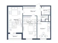 2-комнатная квартира, 66 м² - фото 9