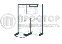 1-комнатная квартира, 45.5 м² - фото 5