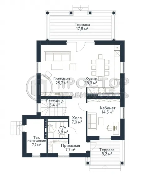 Дом, 213.5 м² - фото 8