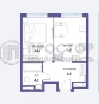 1-комнатная квартира, 51 м² - фото 7