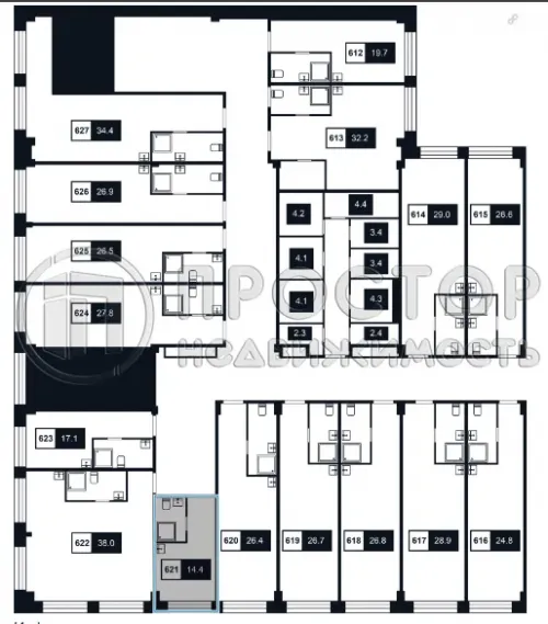 Коммерческая недвижимость (офисное), 15 м² - фото 5