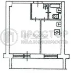 1-комнатная квартира, 35.7 м² - фото 23