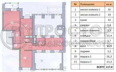 3-комнатная квартира, 117.6 м² - фото 51