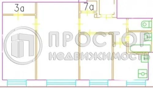 3-комнатная квартира, 50.7 м² - фото 13