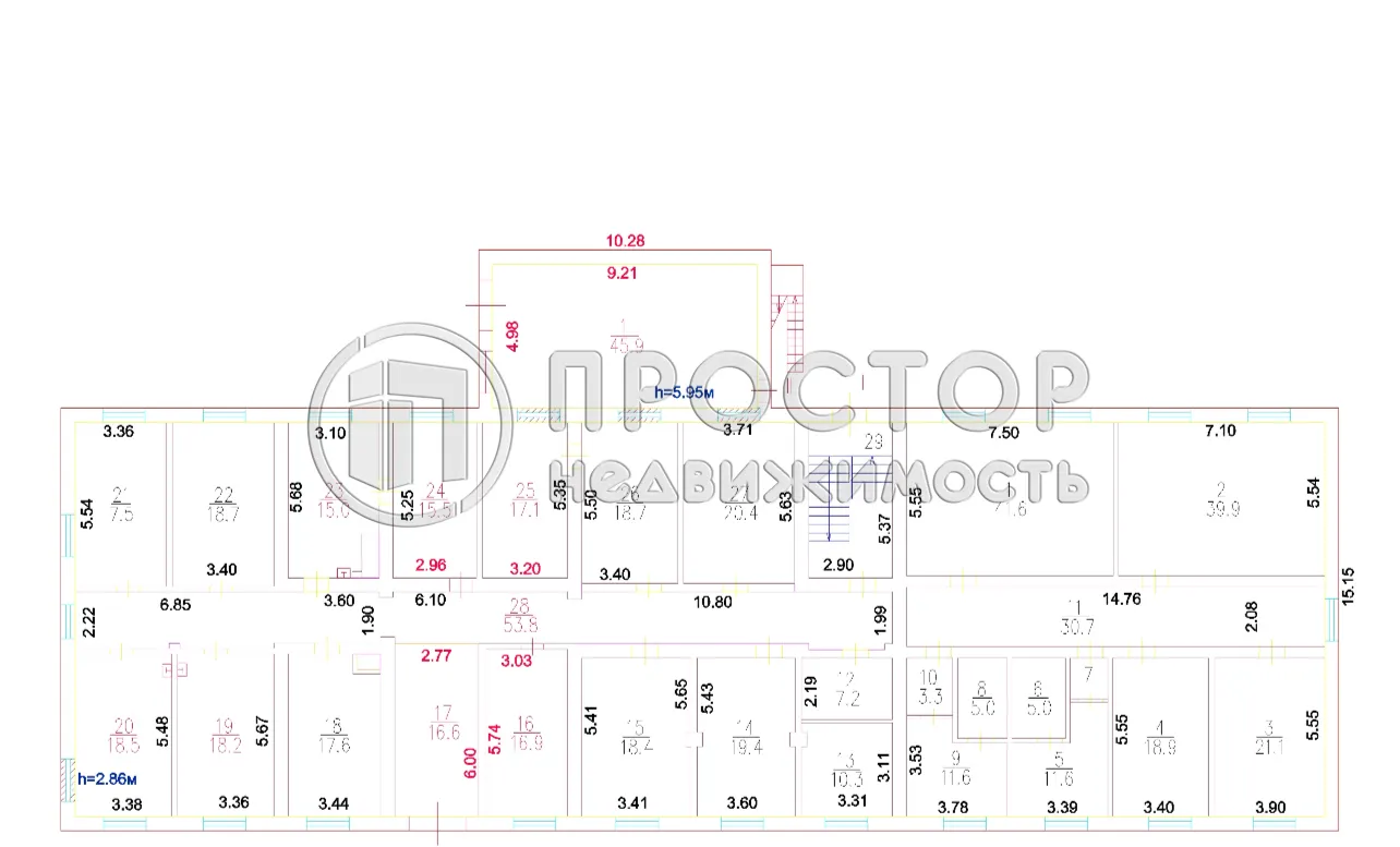Коммерческая недвижимость (свободного назначения), 1670 м² - фото 14
