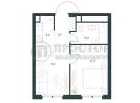 2-комнатная квартира, 37.1 м² - фото 15