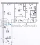 3-комнатная квартира, 63 м² - фото 49