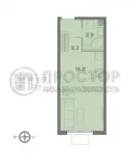 Студия, 22.6 м² - фото 13