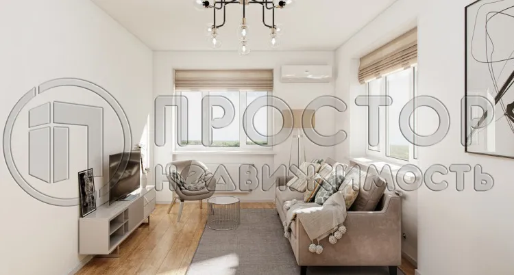 1-комнатная квартира, 35.9 м² - фото 2