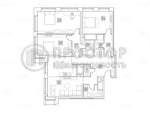 4-комнатная квартира, 121.5 м² - фото 25