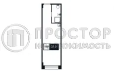 Студия, 27 м² - фото 7