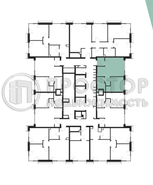 2-комнатная квартира, 37.4 м² - фото 3