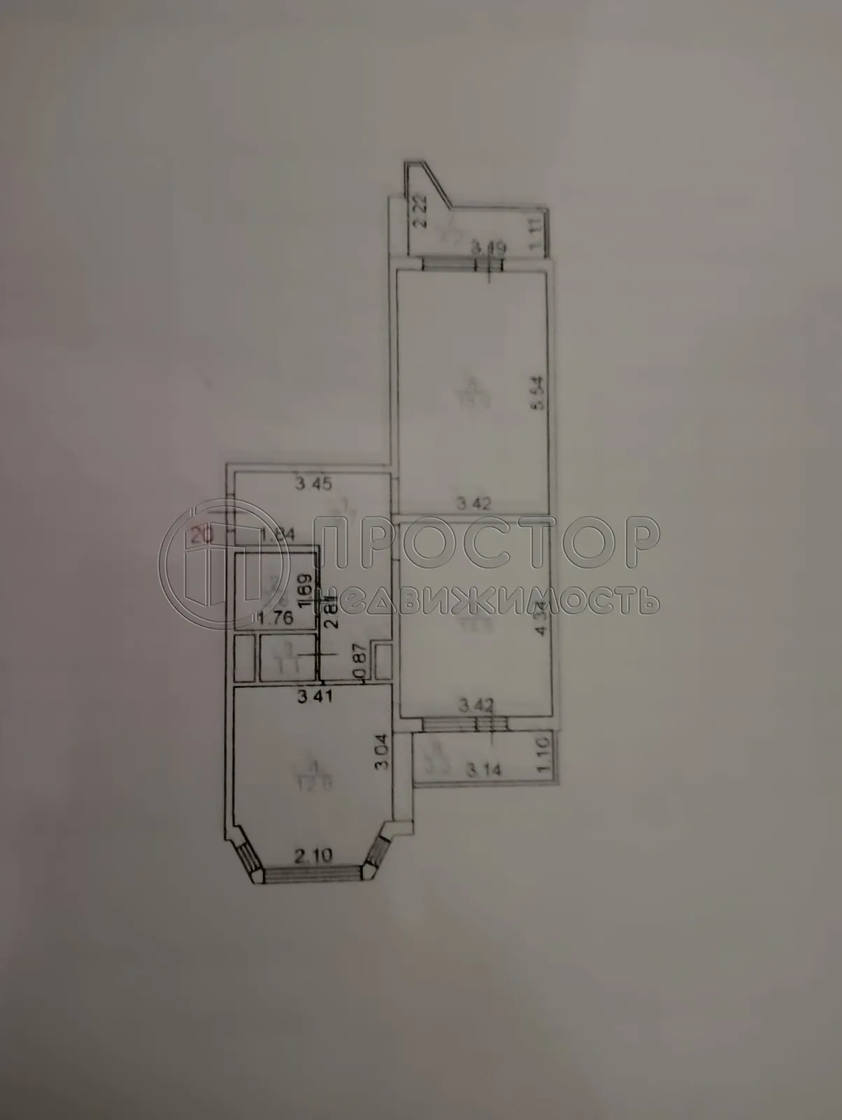 2-комнатная квартира, 60.1 м² - фото 22