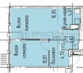 2-комнатная квартира, 40.42 м² - фото 17