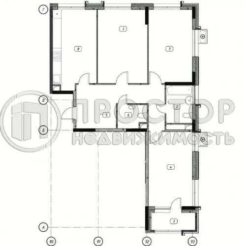 3-комнатная квартира, 88 м² - фото 9