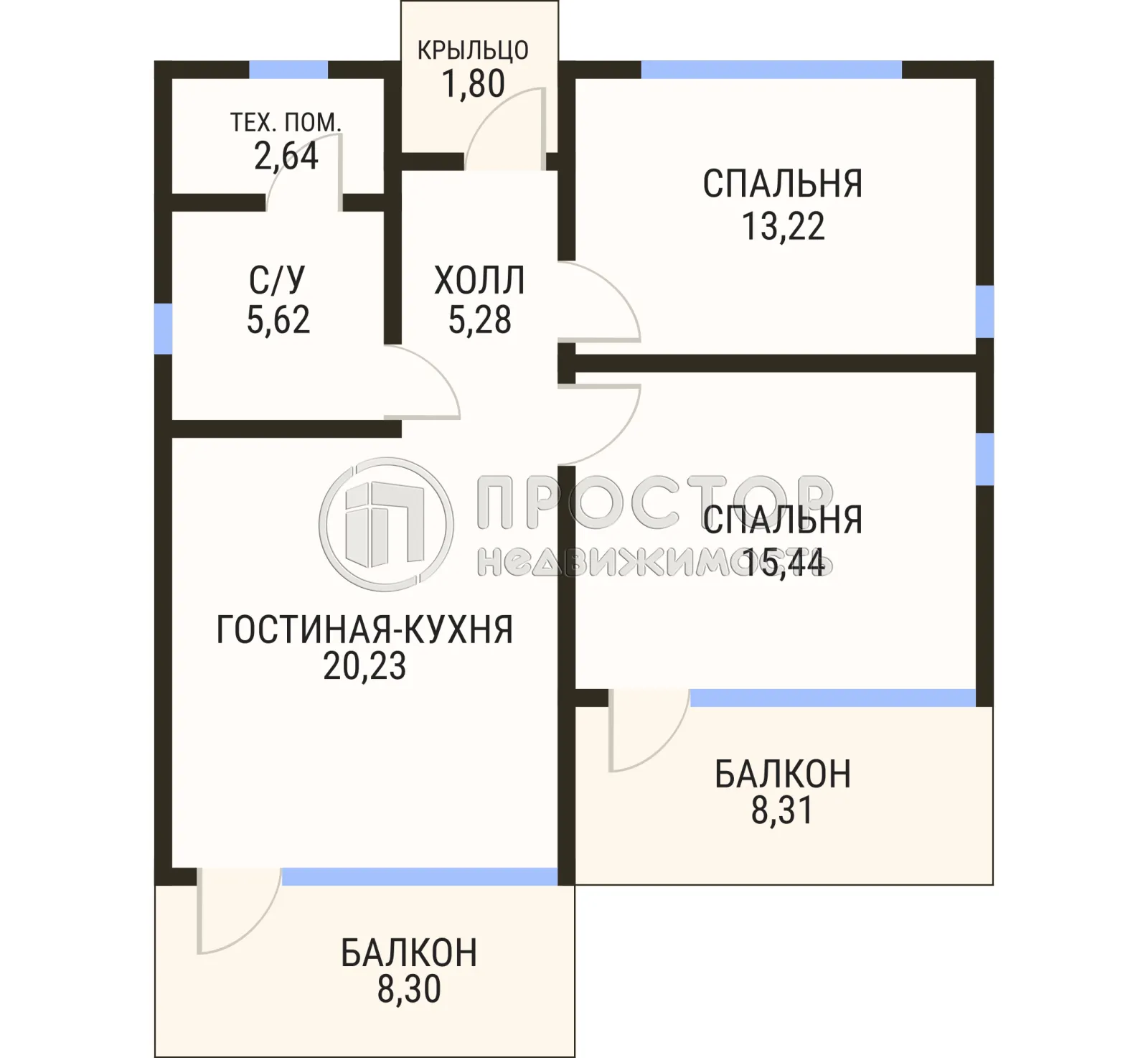 Дом, 80 м² - фото 18