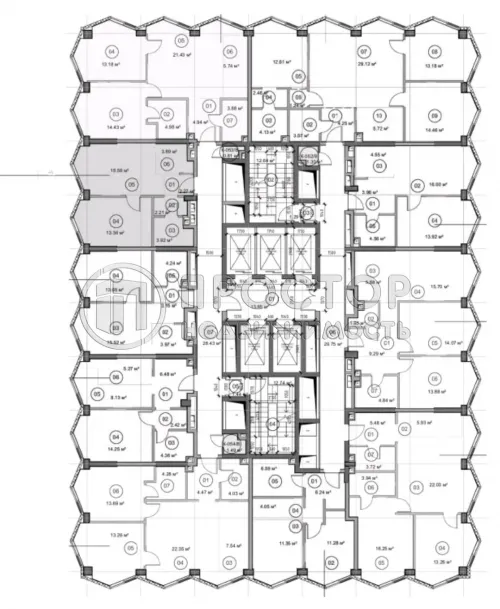 1-комнатная квартира, 41.21 м² - фото 12