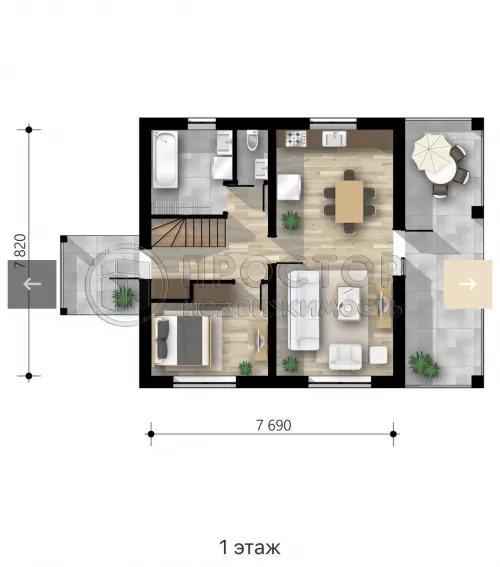 Дом, 110 м² - фото 6