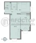 2-комнатная квартира, 69.5 м² - фото 9