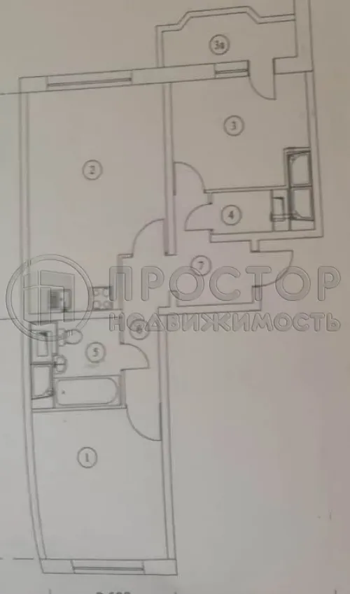 2-комнатная квартира, 57 м² - фото 3