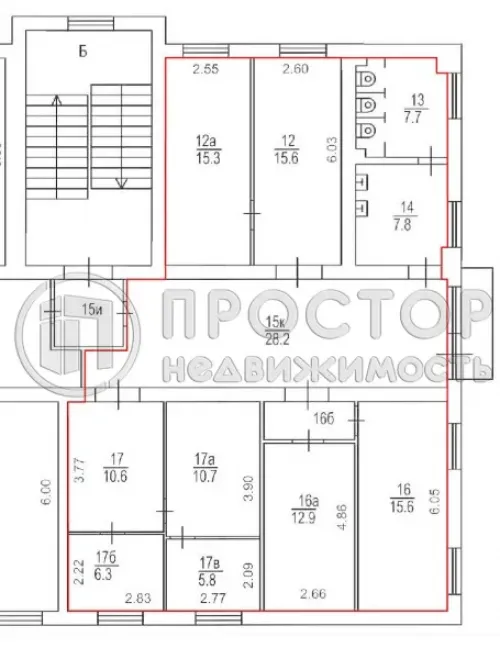 Коммерческая недвижимость (офисное), 140.6 м² - фото 17