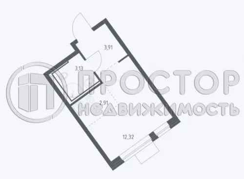 Студия, 22.3 м² - фото 9