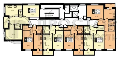 2-комнатная квартира, 57.5 м² - фото 21