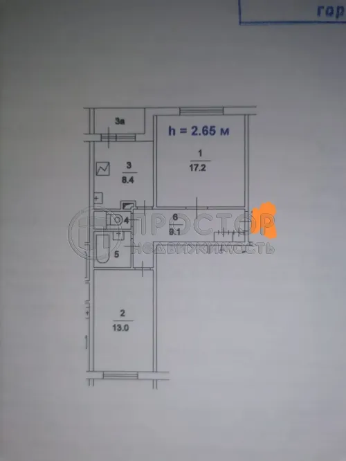 2-комнатная квартира, 51.7 м² - фото 30