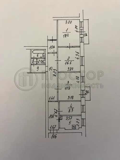 4-комнатная квартира, 103 м² - фото 22