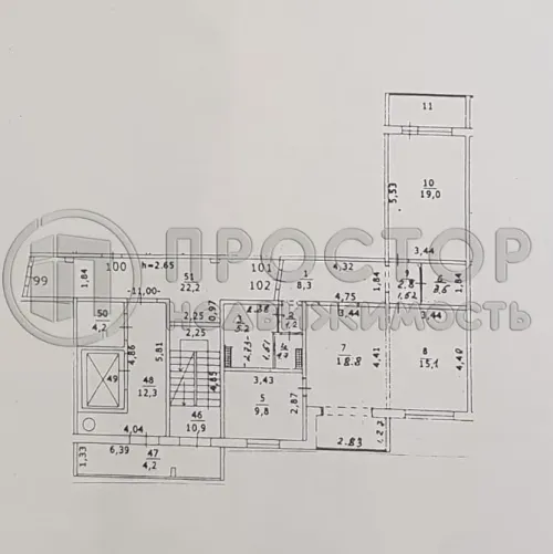 3-комнатная квартира, 85.4 м² - фото 10