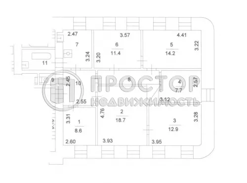 6-комнатная квартира, 97.7 м² - фото 3